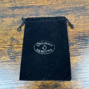 Thibodeaux Designs Black Velvet Drawstring Jewelry Gift Pouch Storage Bag